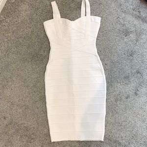 White bandage dress XS